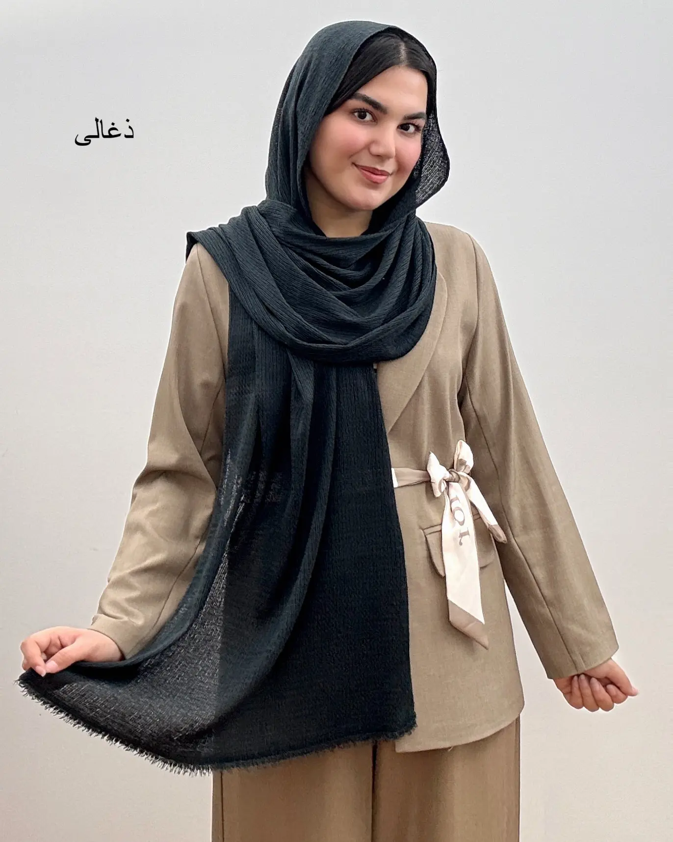 شال نخی دخترانه مدل آرکا